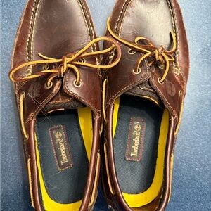 Timberland Men's Dark Brown Boat Shoes